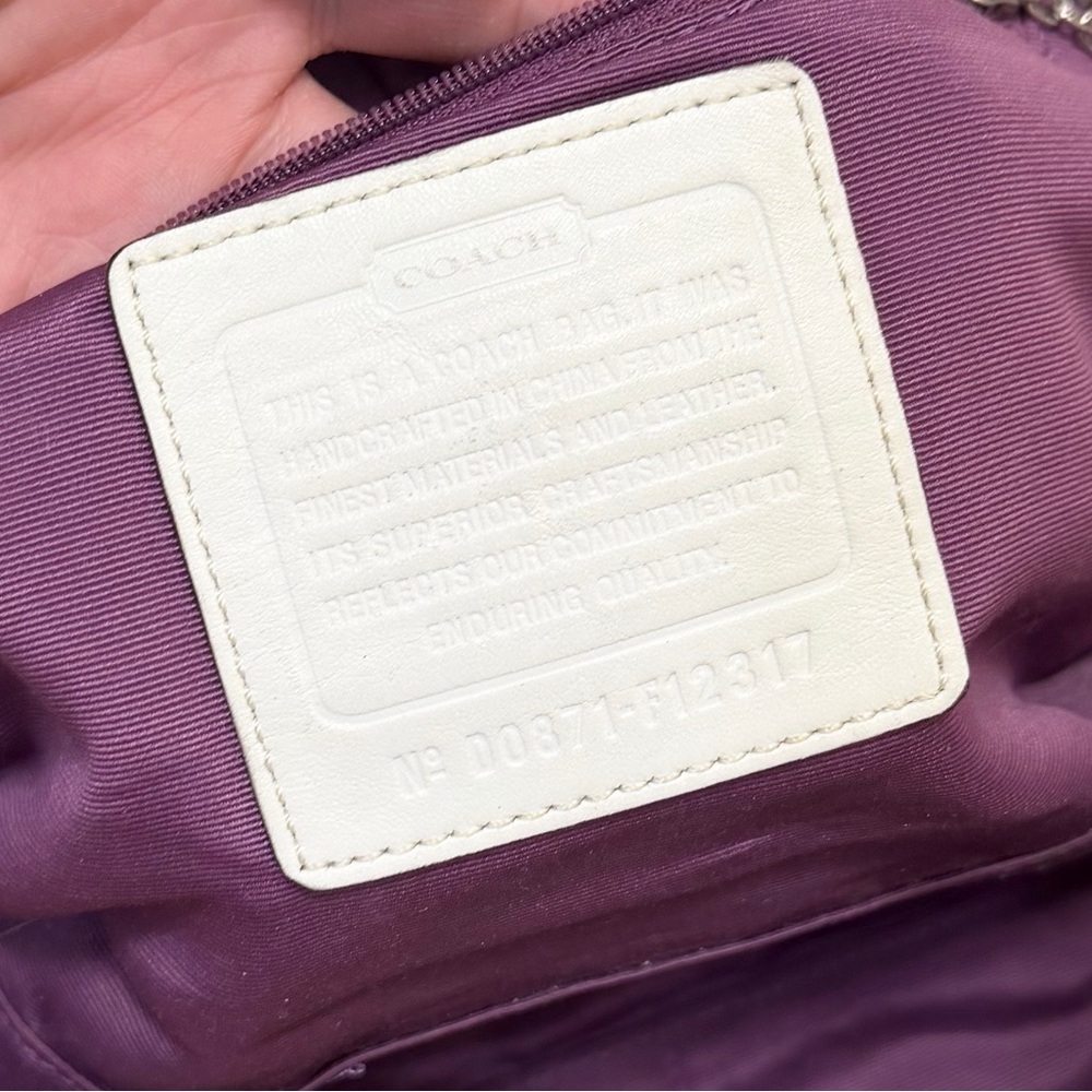 Coach Vintage Monogram Patchwork Boston Signature… - image 15